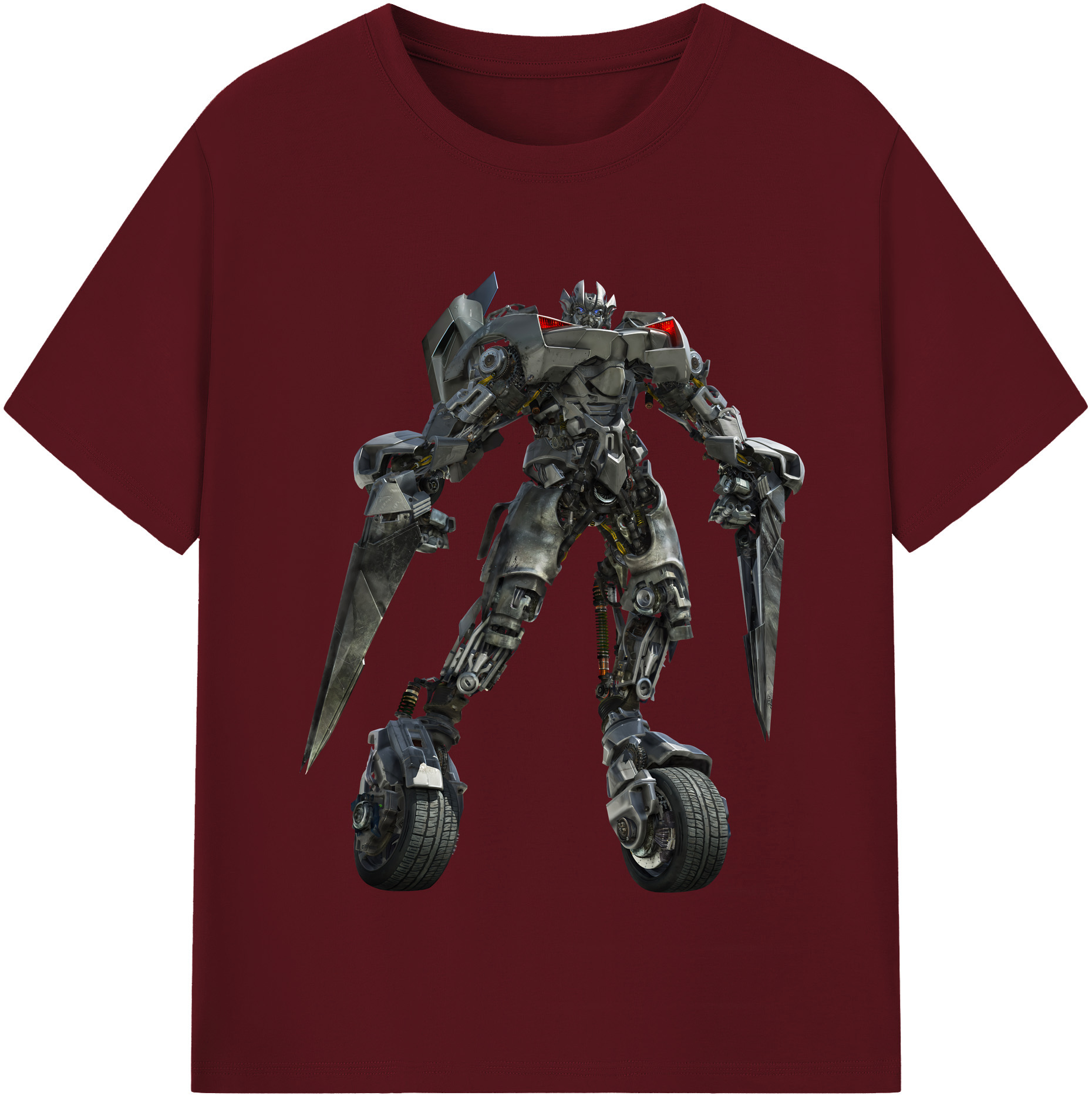 （画像用） Transformers トランスフォーマー 綿100％半袖Tシャツ（フロントプリント）